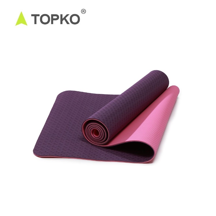 Laser Printing Dual Color TPE Yoga Mat
