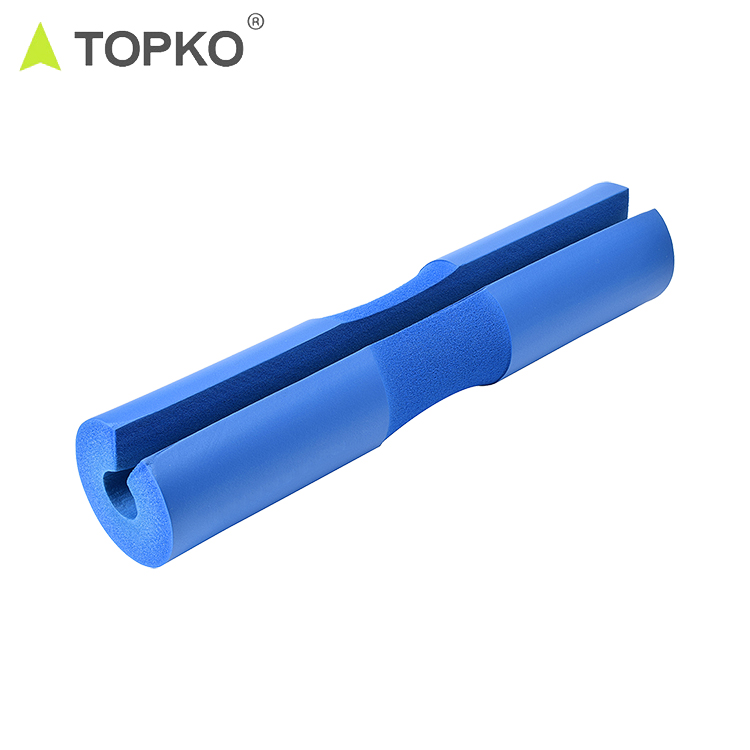 TOPKO NBR Foam Barbell Pad Squat Hip Thrust Neck Shoulder Protector for Standard Olympic Bar Gym Weightlifting
