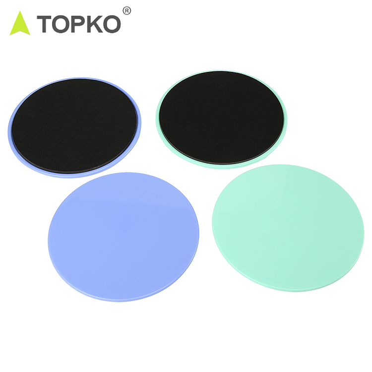 TOPKO Wholesale Custom Functional Workout Slider Dual Sliding Disc Core Sliders