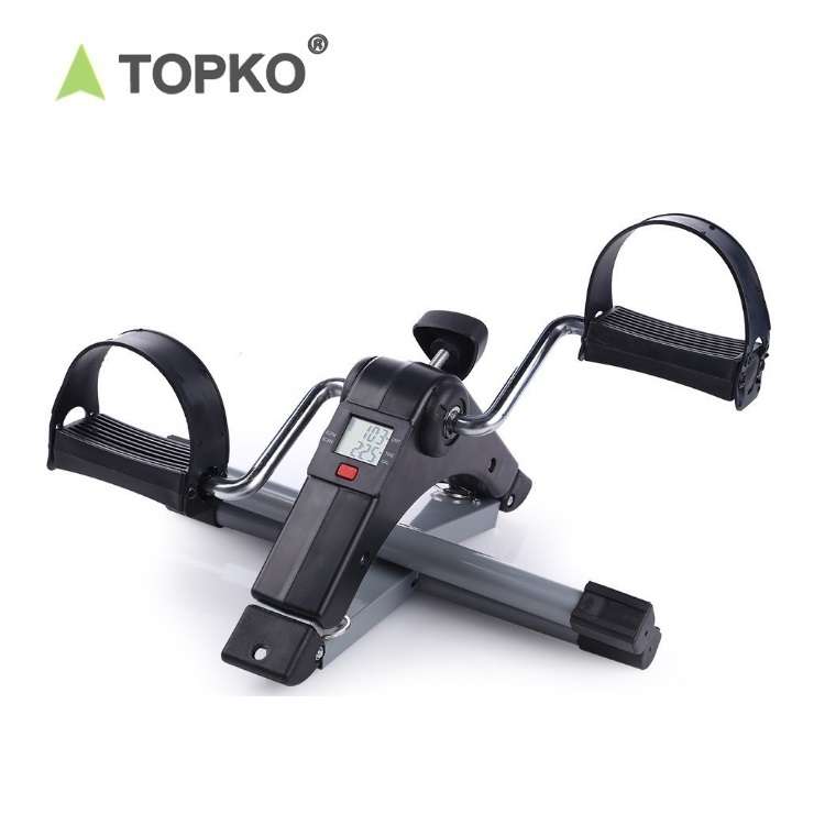 TOPKO Home Indoor Foldable Mini Bike Leg Pedal Exercise Bike Pedal Stepper