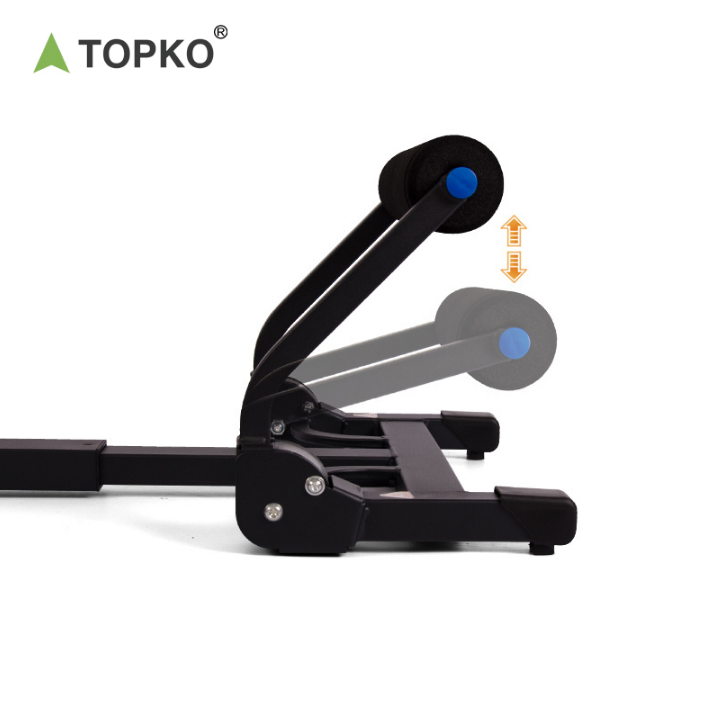 TOPKO 3 in 1 Sissy Squat Machine, Adjustable Home Gym Leg Trainer, Foldable Roman Chair for Deep Squat, Glute