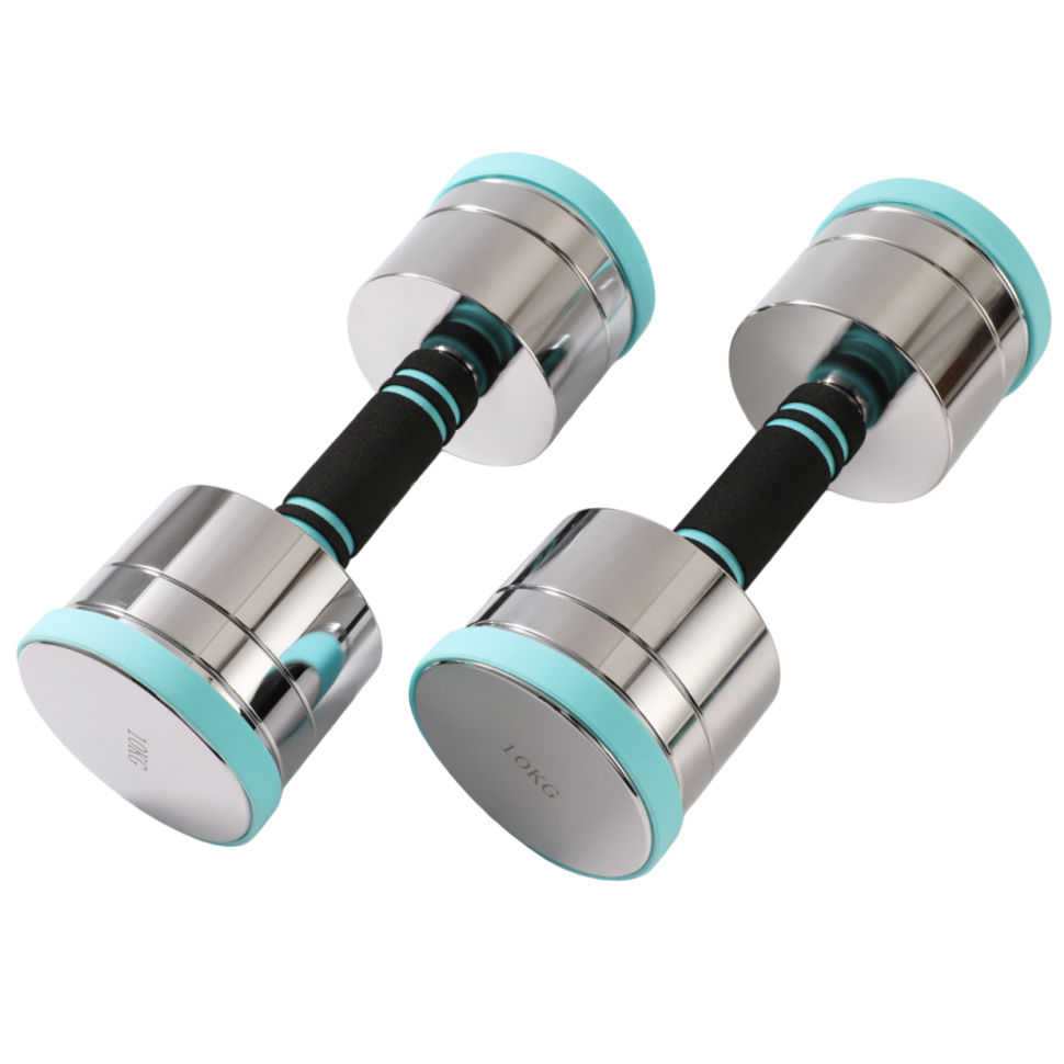 TOPKO Home Gym Workout Foam Handles 2.5kg to 25kg Adjustable Dumbbell Set