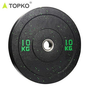 Custom Logo High Bounce Rubber Bumper Weight Plates
