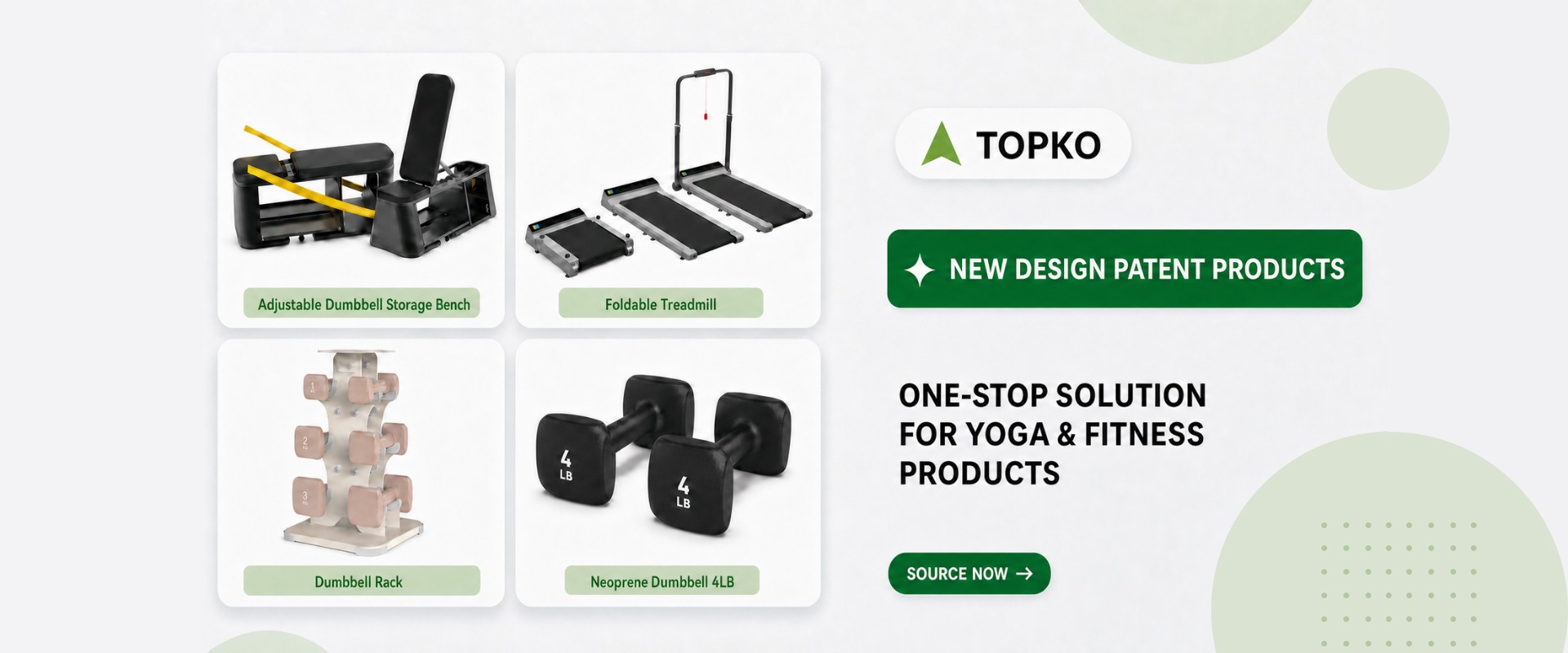 Patented fitness products designed by WLI Fitness