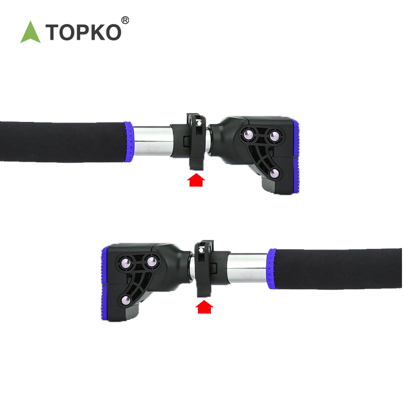 TOPKO Multi-Functional Door Pull up Bar Body Workout Home Gym Portable Pull up Bar