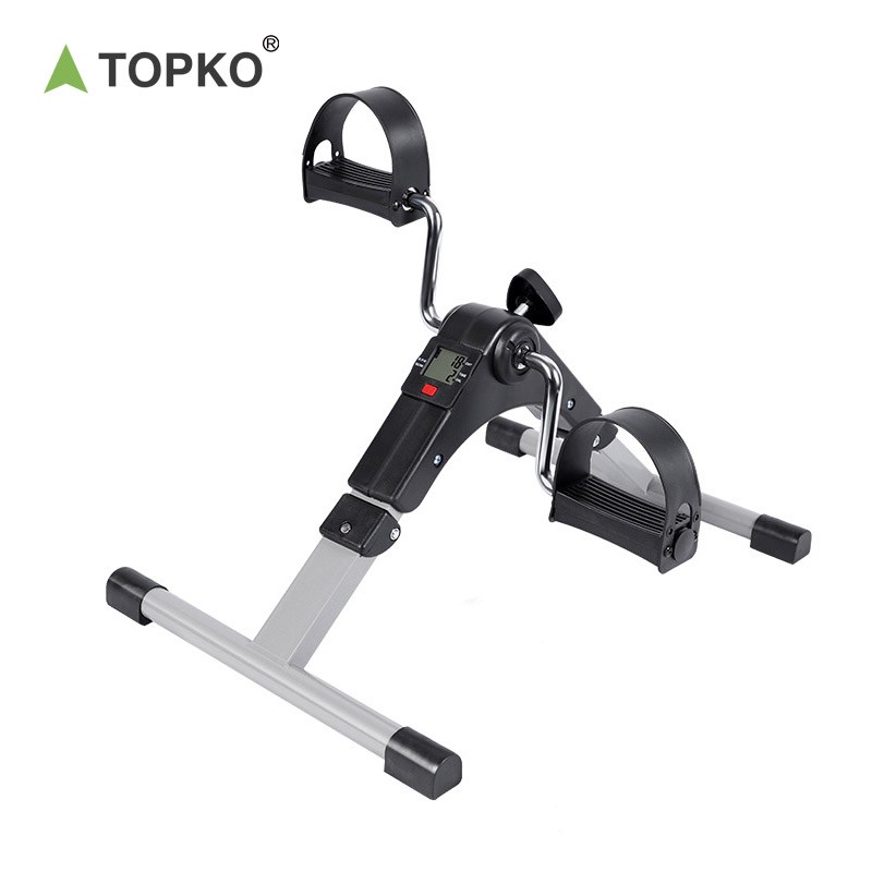 TOPKO Home Indoor Foldable Mini Bike Leg Pedal Exercise Bike