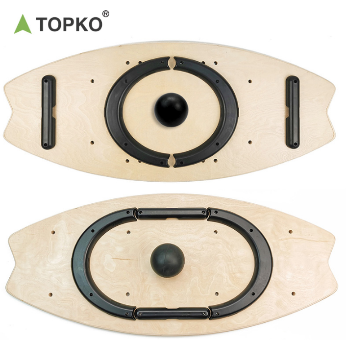TOPKO Surf Balance Board | Trainer for Surfing, Skateboarding, Snowboarding & Core Fitness