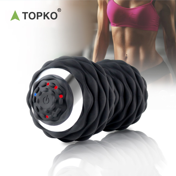 TOPKO Fitness Muscle Release Vibrating Peanut Massage Ball