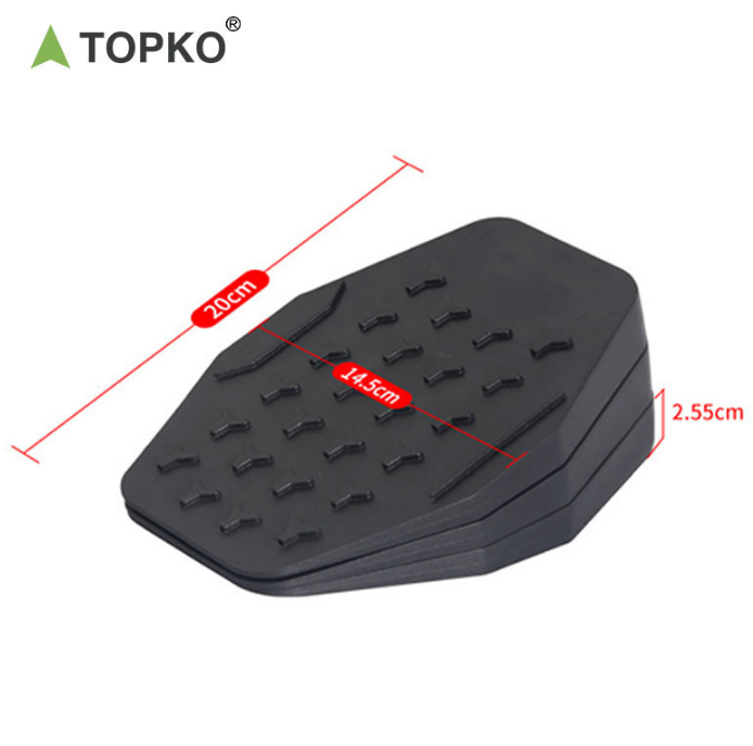 TOPKO Squat & Deadlift Incline Splint Ramp Pad,Calf Stretcher Foot Support Wedge for Weight Lifting Ankle Mobility