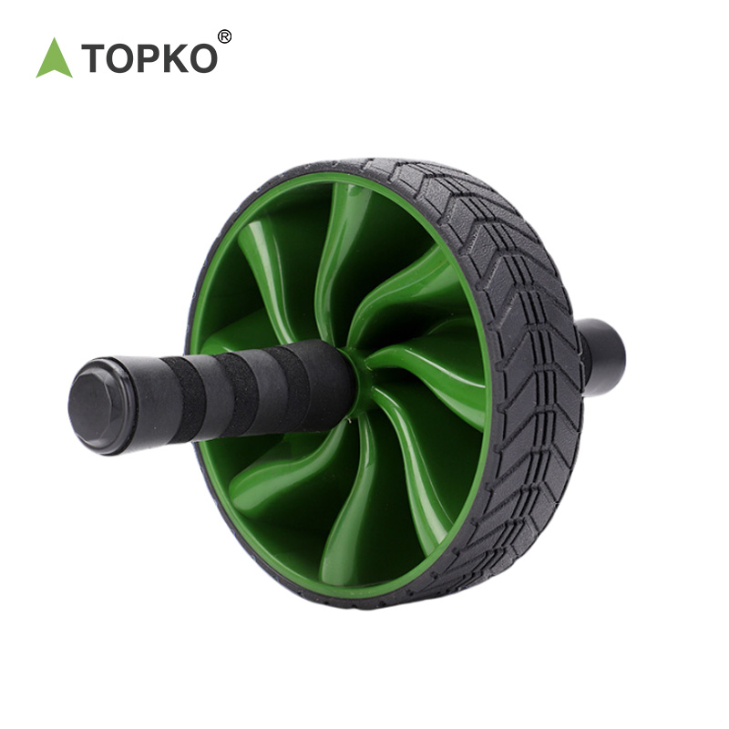 TOPKO Turbine Silent Ab Roller Wheel, for Home Gym & Office Core Abdominal Training