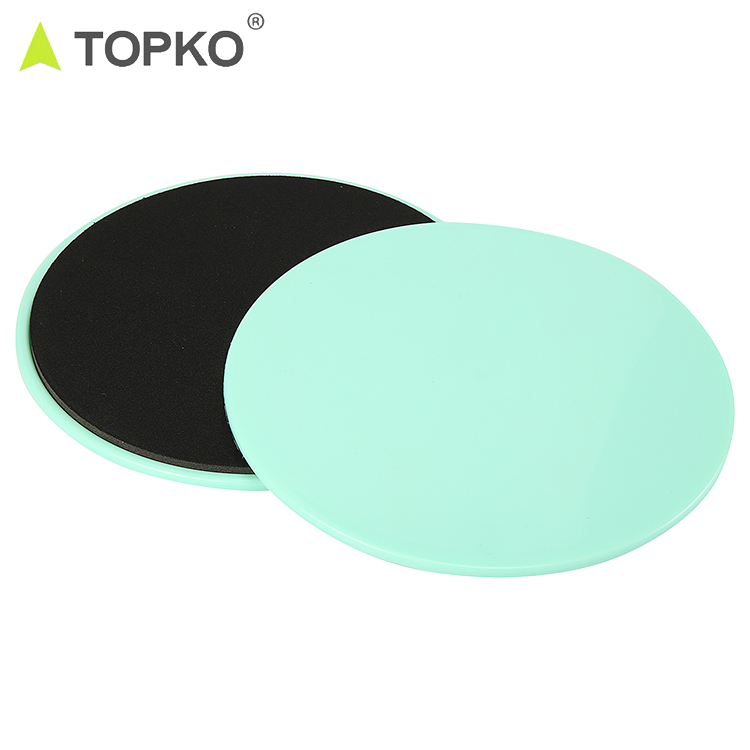 TOPKO Wholesale Custom Functional Workout Slider Dual Sliding Disc Core Sliders
