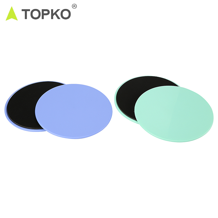 TOPKO Wholesale Custom Functional Workout Slider Dual Sliding Disc Core Sliders