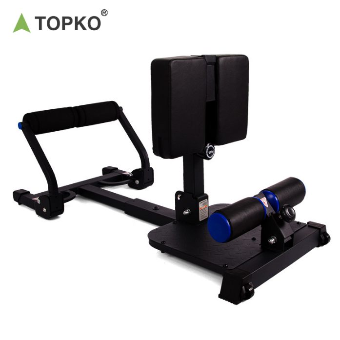 TOPKO 3 in 1 Sissy Squat Machine, Adjustable Home Gym Leg Trainer, Foldable Roman Chair for Deep Squat, Glute