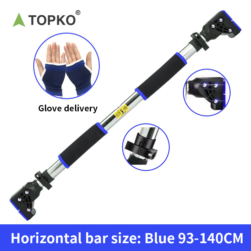 TOPKO Multi-Functional Door Pull up Bar Body Workout Home Gym Portable Pull up Bar