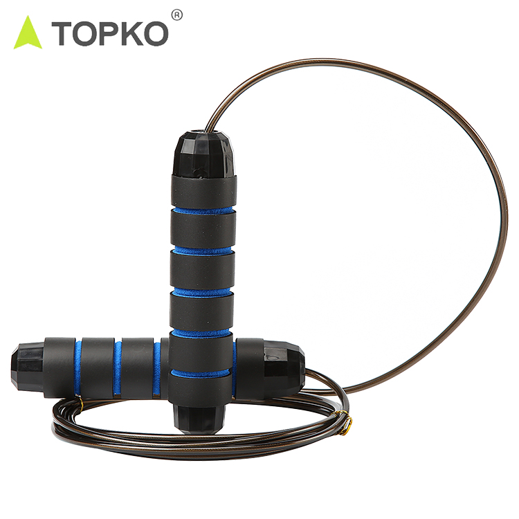 TOPKO Exercise Training  Jump Rope Fitness With  Foam Handles