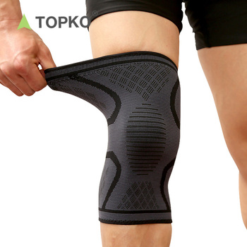 Elastic Knitted Non Slip Sports Knee Brace Sleeves