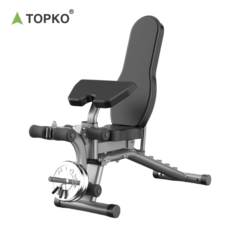 TOPKO Foldable Dumbbell Sit Up Bench Press