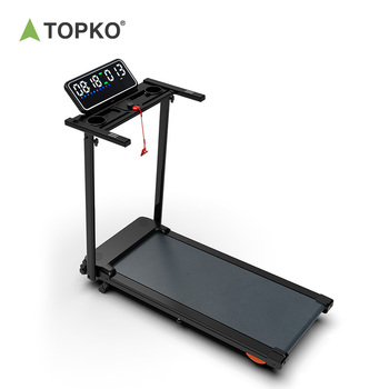 Foldable portable mini electric treadmill with LED screen