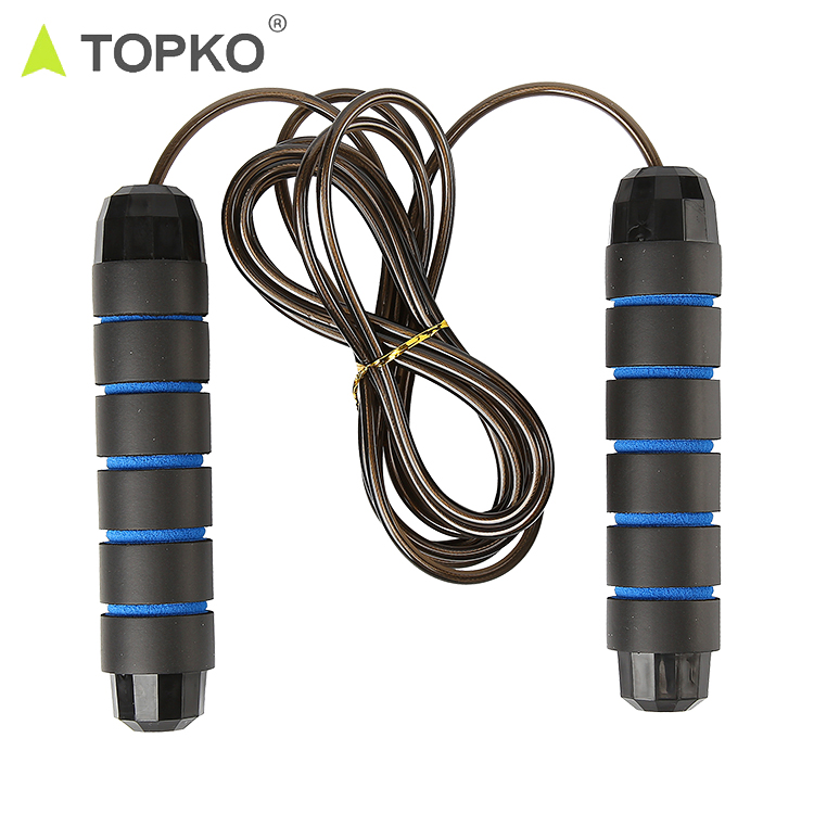 TOPKO Exercise Training Jump Rope Fitness With Foam Handles