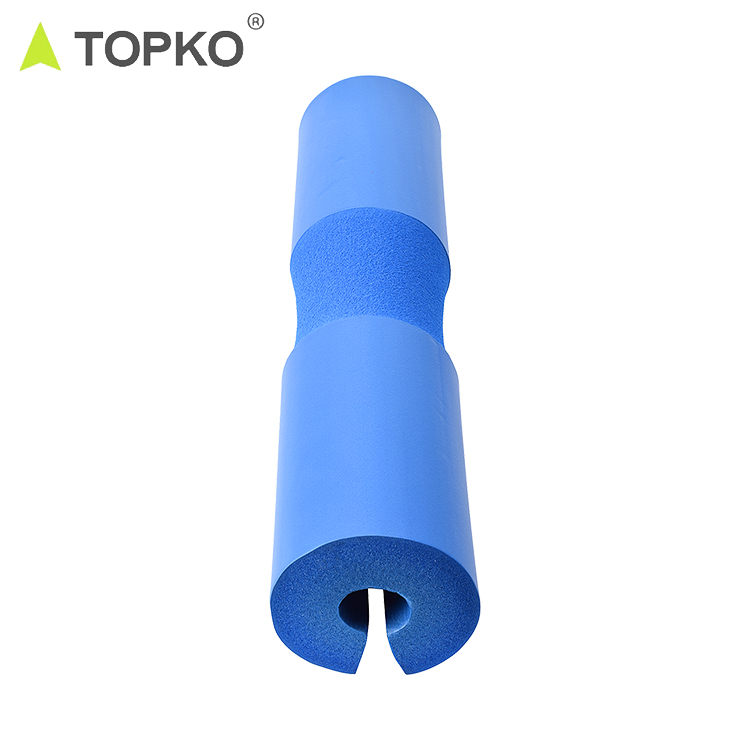 TOPKO NBR Foam Barbell Pad Squat Hip Thrust Neck Shoulder Protector for Standard Olympic Bar Gym Weightlifting
