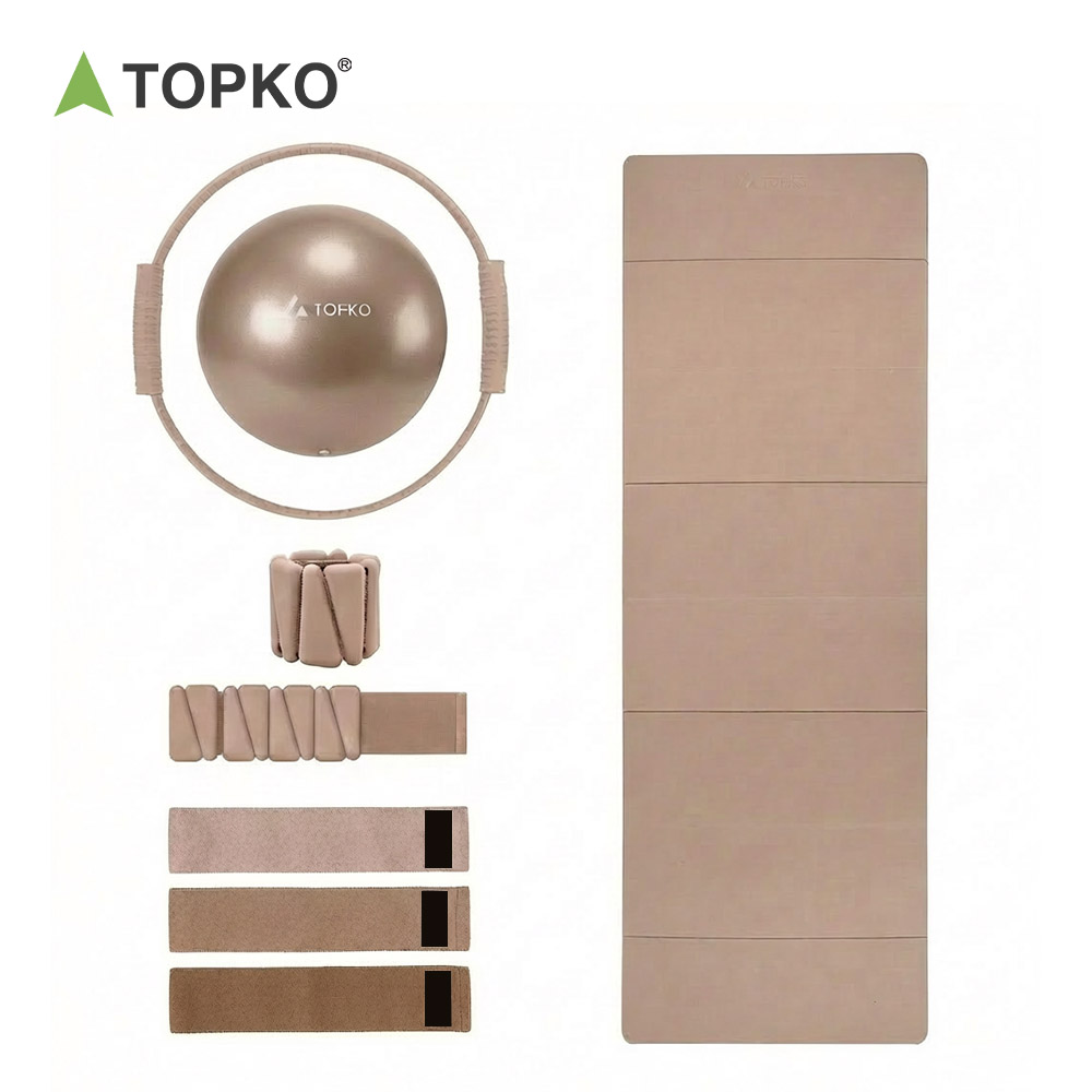 TOPKO Popular All-in-one Fitness Set Home Use, Portable and Easy to Store Yoga Pilates Complete Set
