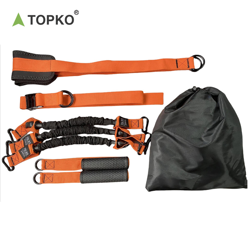 TOPKO Pull-Up Resistance Band Set for Upper Body Strength Training & Home Workouts
