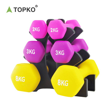 Neoprene coated hex dumbbell 1 to 50kg
