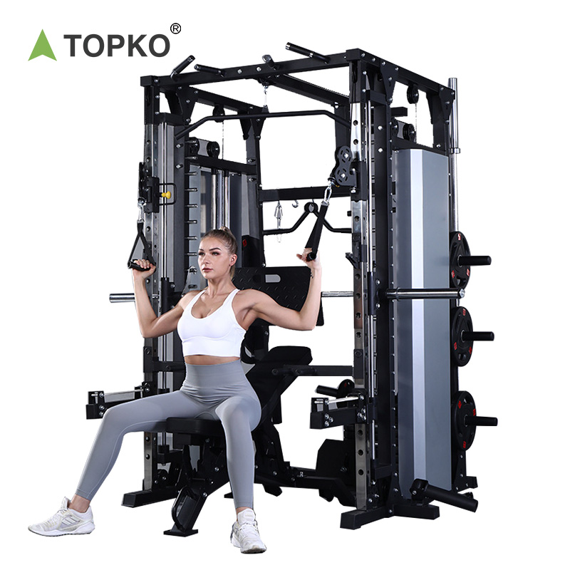 TOPKO Gym Equipment Multifunctional Fitness Equipment Squat Rack Cage Power Rack Commercial Gym Equipment