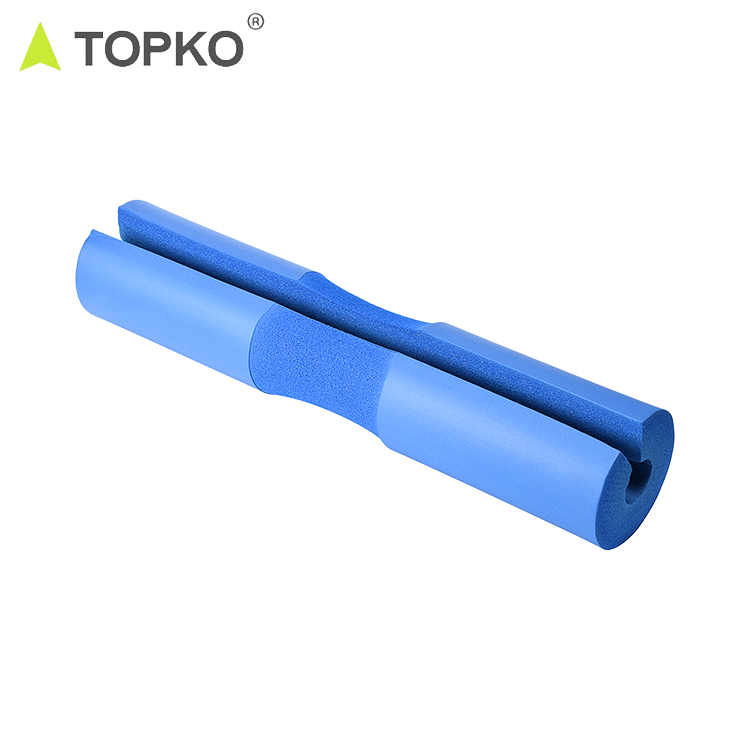 TOPKO NBR Foam Barbell Pad Squat Hip Thrust Neck Shoulder Protector for Standard Olympic Bar Gym Weightlifting